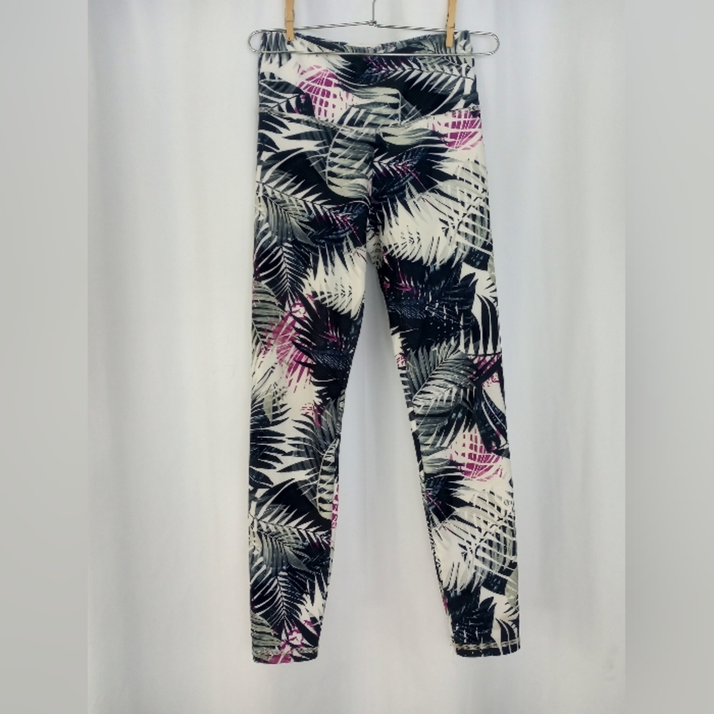 Balance Collection Palm Print Leggings Size M - Picture 2 of 4